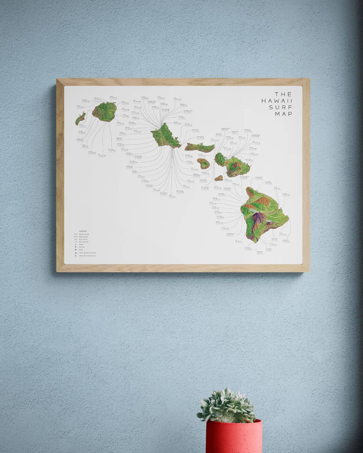 The Hawaii Surf Map