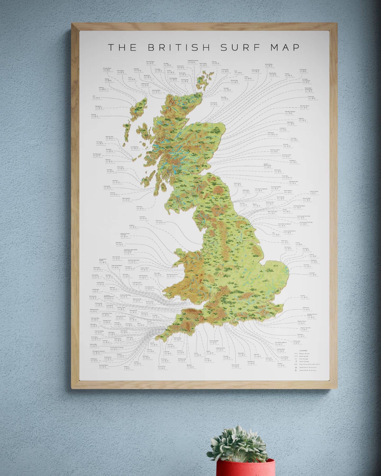 The British Surf Map