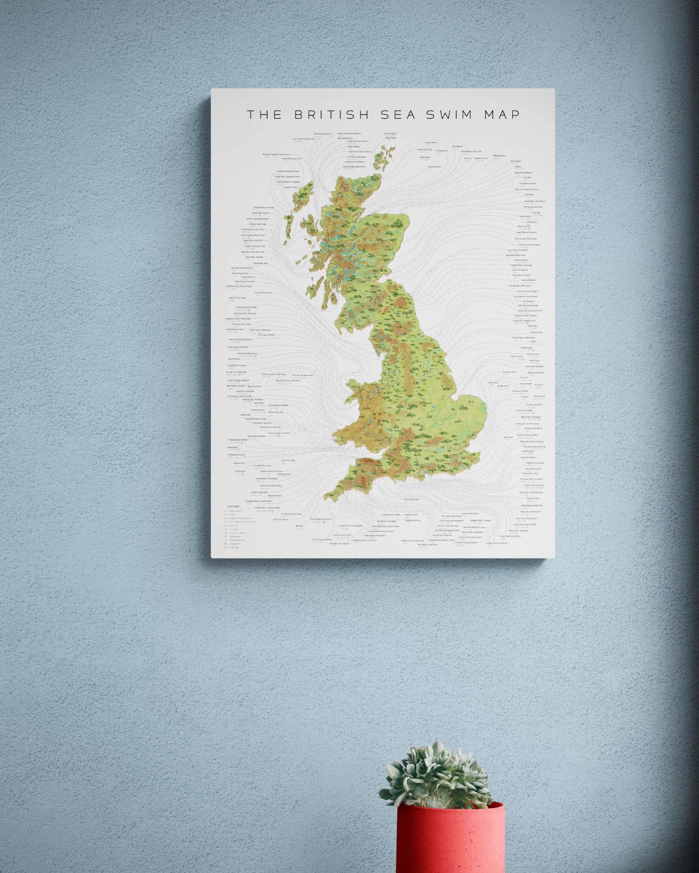 The British Sea Swim Map