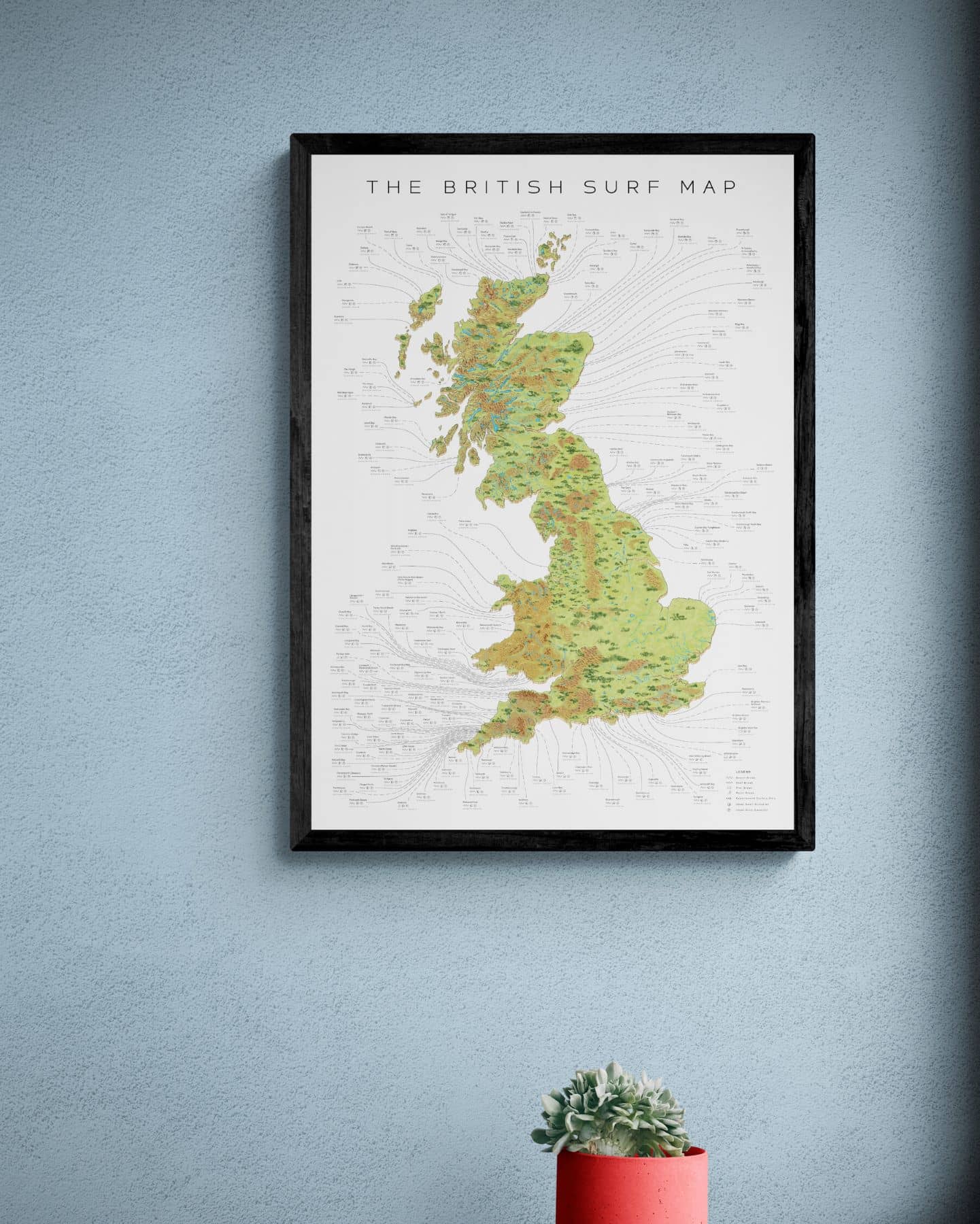 The British Surf Map