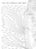 The Minimalist California Surf Map
