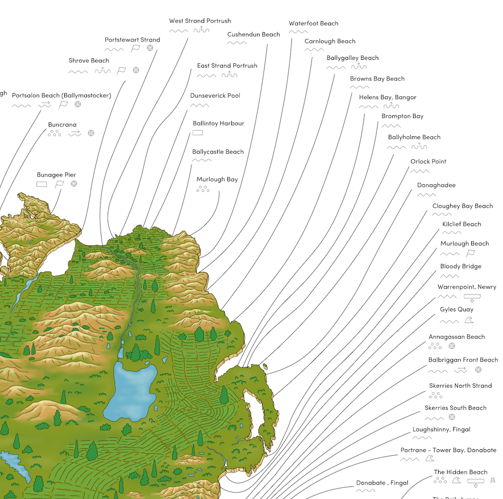 The Irish Sea Swim Map (2nd Edition)