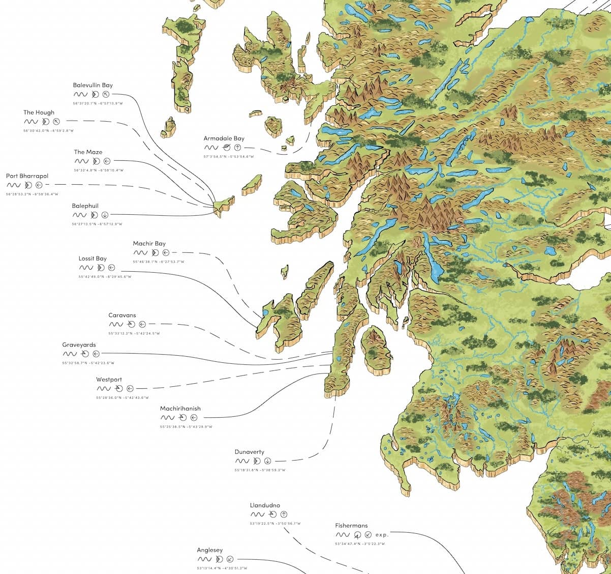 The British Surf Map