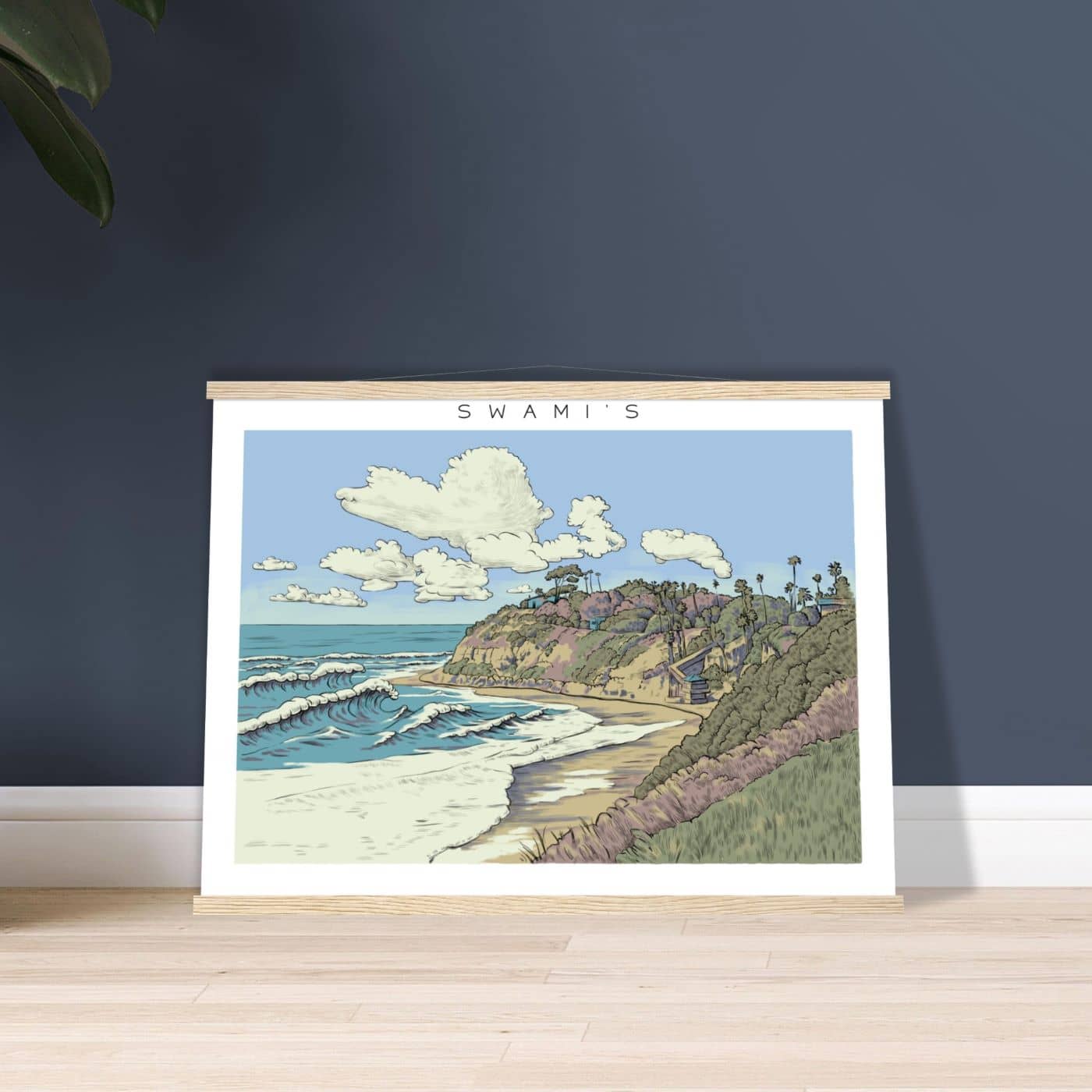 Swami's - Wall Art Poster of Cali's famous big-wave surf break. – Malin &  Mizen