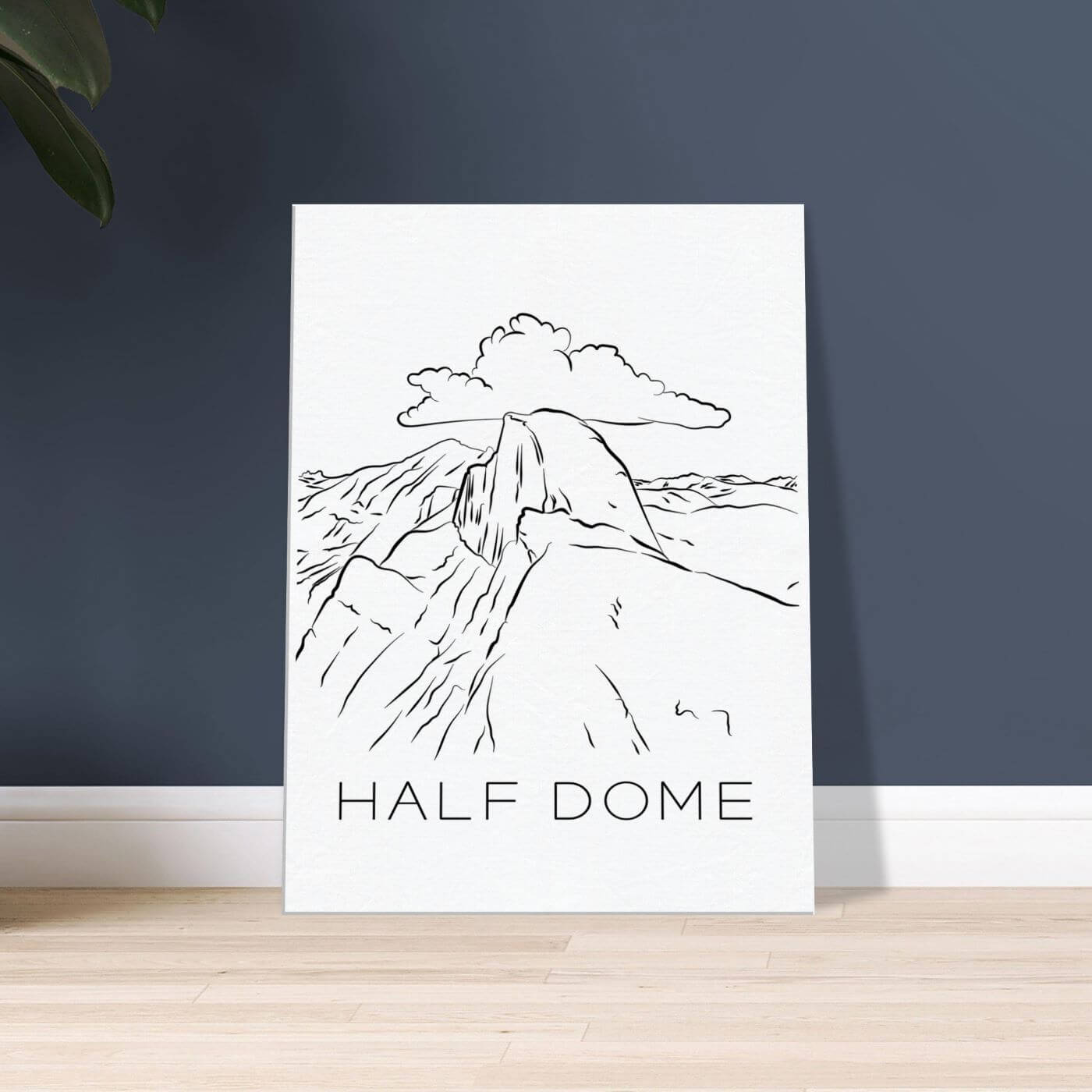 Half Dome - Black & White