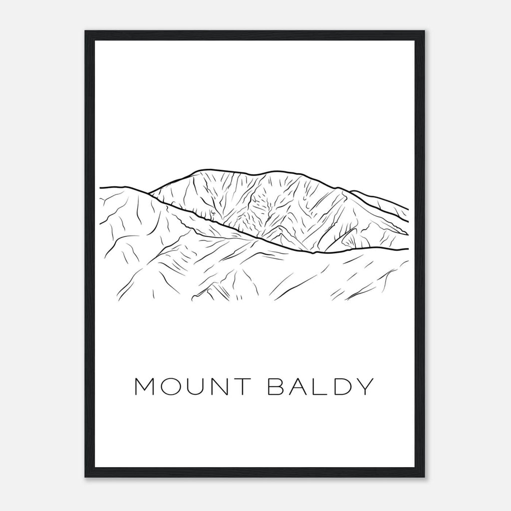 Mount Baldy - Black & White