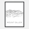 Mount Diller - Black & White