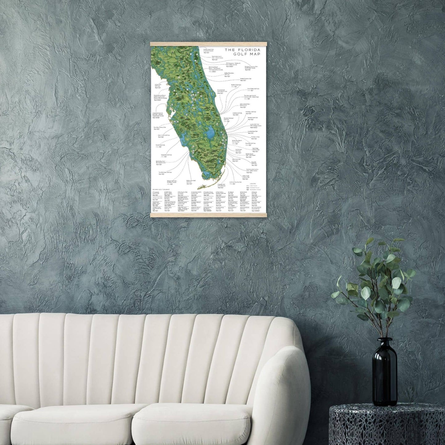 The Florida Golf Map