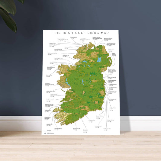 The Irish Golf Links Map