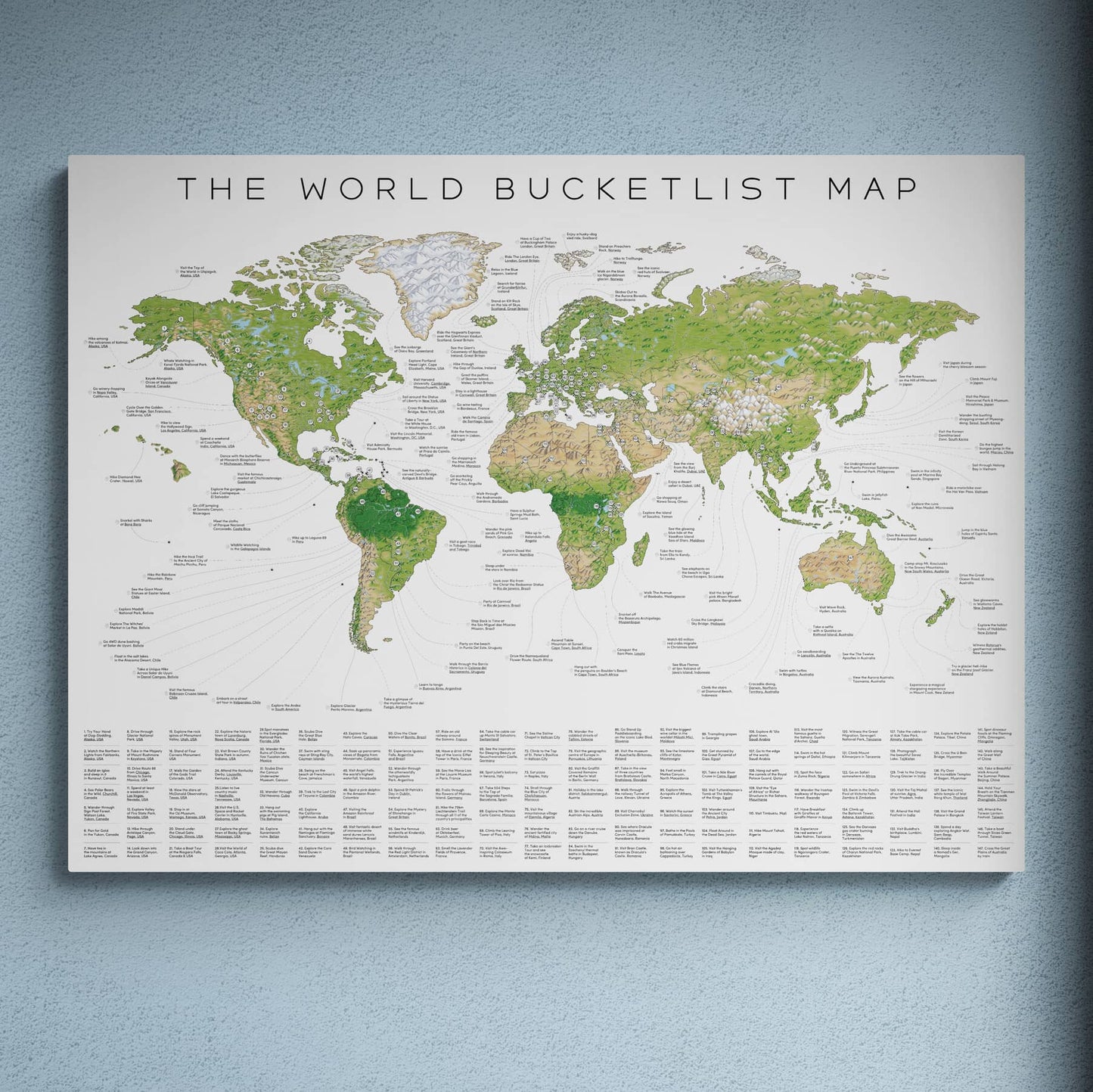 The World Bucketlist Map