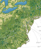 The US East Coast Golf Map