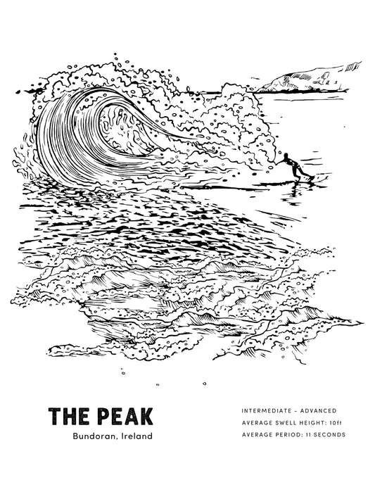 The Peak - Bundoran, Ireland - Wall Print