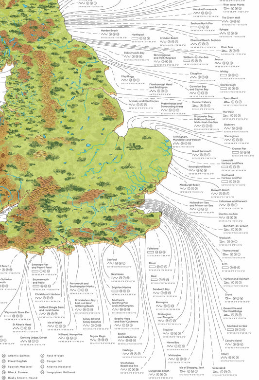 The British Sea Fishing Map