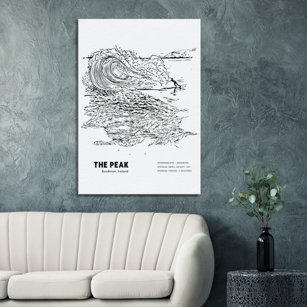 The Peak - Bundoran, Ireland - Wall Print