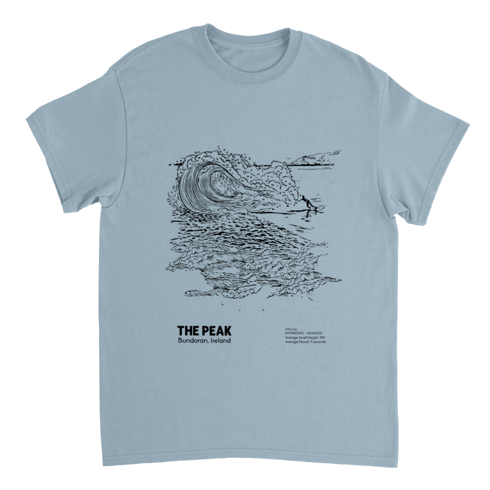 The Peak, Bundoran - Heavyweight  T-shirt